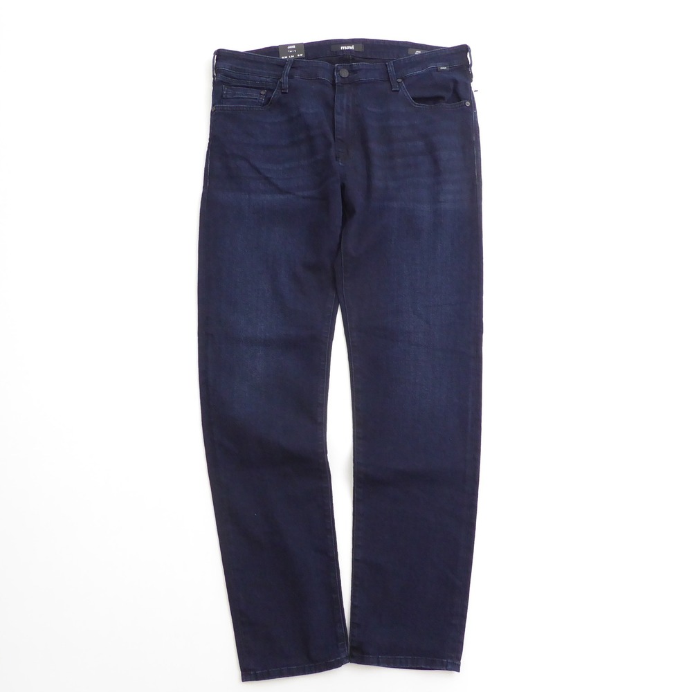 Mavi Mens Jake Slim Leg Jeans Dark Wash Blue W38 L34 NEW